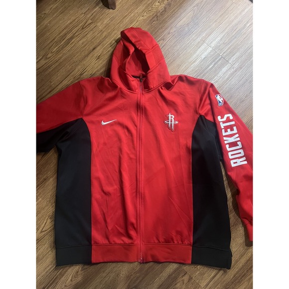 Houston Rockets Nike NBA Authentics Dri-Fit Jacket Men's Red/Black 3XL Tall